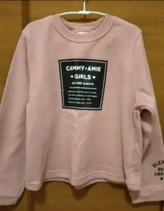 CAMMY-AMIE ピンク トレーナー