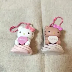 ホイップクリームマスコットハローキティ2種セット（うち1点はシープラ限定カラー）