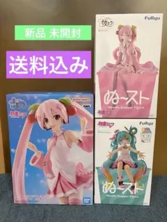 初音ミク 桜ミク ヌードルストッパーフィギュア 10周年記念 3体セット
