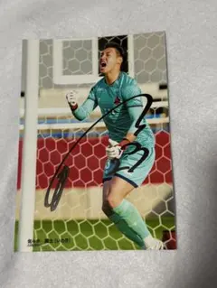 サガン鳥栖 泉森涼太 Jリーグオールスター サイン入りブロマイド写真