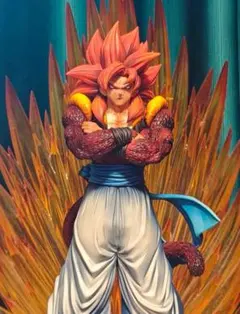 ドラゴンボール 超サイヤ人 4 ゴジータ フィギュア ガレージキット 即