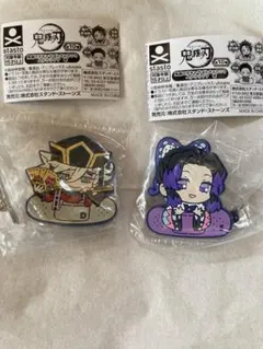 鬼滅の刃 ばんちょうこう ヘアクリップ 壱 童磨 しのぶ