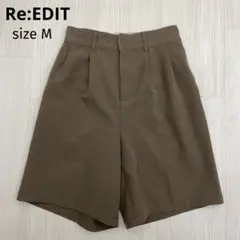 ◆ Re:EDIT リエディ ツータック ショートパンツ スラックス Mのサムネイル