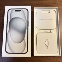 iPhone15 空箱 ＆ SIMピン（ブラック / 128GB）