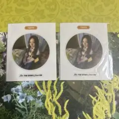 TWICE THE STORY GOES ON ツウィ ステッカー　2枚