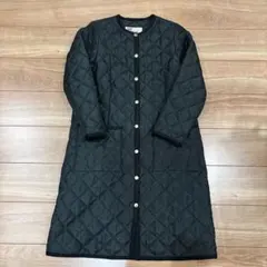 トラディショナルウェザーウェア アークリーロング　ブラック　キルティング　34