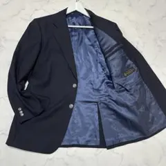 美品　STUART KENT ネイビージャケット　紺ブレ　銀ボタン　ウール　A6