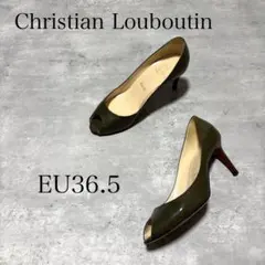 Christian Louboutin パテント オープントゥ パンプス ヒールのサムネイル