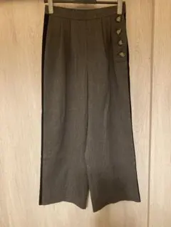 冬仕様⭐️ワイドパンツ ブラックライン