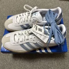 adidas Samba OG W ホワイト/ブルー２４