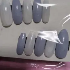 グレー系ネイルチップセット