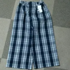 新品未使用⭐グローバルワークチェック ワイドパンツ