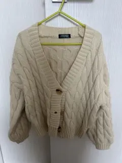 URBAN CHERRY キッズ ケーブルニットカーディガン 120cm