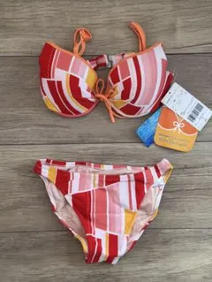レッド ストライプ ビキニ 9M