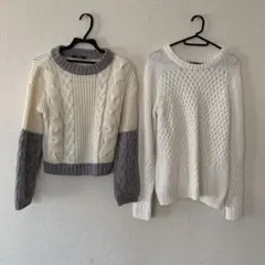 ニット セーター2枚セット