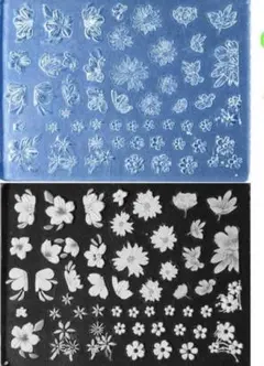 NO 348 シリコンモールド　ネイルパーツ用ハンドメイド　　レジン