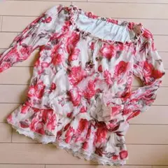 CEIL McBEE セシルマクビー セシル 花柄 オフショル トップス