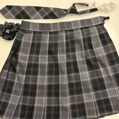 スクールスカート ネクタイセット