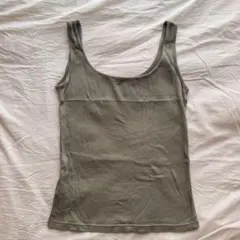 LOWRYSFARM タンクトップ Lサイズ カーキくすみカラー