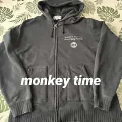 monkey time ☆sizeM ☆日本製☆フルジップパーカー