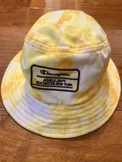 Champion バケットハット タイダイ　イエロー ユニセックス