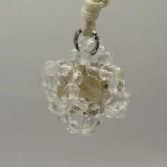 【初代マカバ】水晶とルチルクォーツのマカバペンダント（金運、仕事運、）