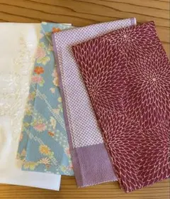 (中古品)ポリエステル 半衿 4枚セット