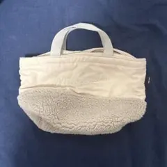 nico and…カジュアルトートバッグ ベージュ フリース素材