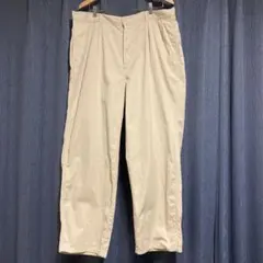 【希少USA製】90s ポロラルフローレン ポロチノ ツータック ベージュW42