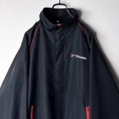 YOKOHAMA ジャンパー ポリエステル ブルゾン ヨコハマタイヤ 企業ロゴ