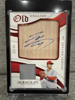 大谷翔平 直筆サイン ジャージパッチ バット レリック 20シリ カラーマッチ
