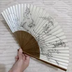 鳥獣戯画扇子