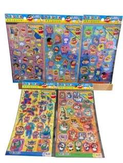 【新品未開封】クレヨンしんちゃん ホログラムシールセット 5種類