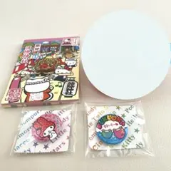 サンリオ　キティ　メモ帳　マイメロ　キキララ　缶バッジ　ご当地グッズセット
