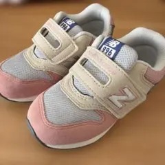 New Balance 996 キッズシューズ ピンク/グレー/ネイビー16cm