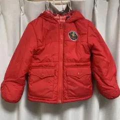 HYSTERIC 赤いダウンコート フード付き