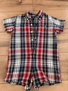 Ralph Lauren チェック柄ロンパース 12M