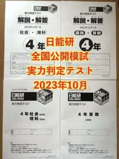 ⭐︎専用です⭐︎日能研 4年（2024年）育成テスト・公開模試・特別テストフルセット 2025年最新】公開模試 日能研 4年の人気アイテム - メルカリ