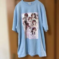 Printstar アニメキャラクター Tシャツ 水色