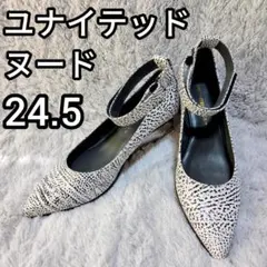 ユナイテッドヌード　パンプス　ハイヒール　大きいサイズ　メタルヒール　レディース