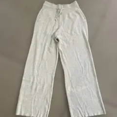 値下げ　ニットリブパンツ