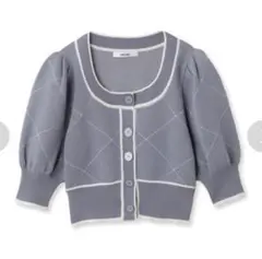 【送込】スナイデル バイカラークロップドニットプルオーバー