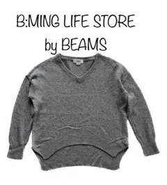 B:MING LIFE STORE by BEAMSカシミア混スリットニット