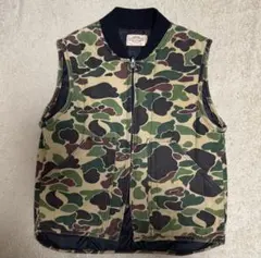 80s USA製 Carhartt ダックハンターカモ ダックベスト S 迷彩 - メルカリ