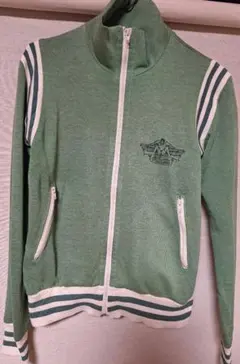 HYSTERIC GLAMOUR★グリーン★ジップアップトレーナー★Used