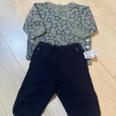 ユニクロ キルトパジャマ 80