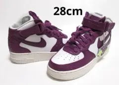 28cm 紫 ナイキ エアフォース1 MID '07 LX