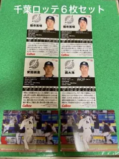 プロ野球チップス2024【千葉ロッテ６枚セット】