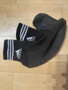 adidas 黒 ストライプ ソックス