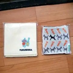 JRA福島競馬場 非売品 ハンカチタオル＆コースターセット